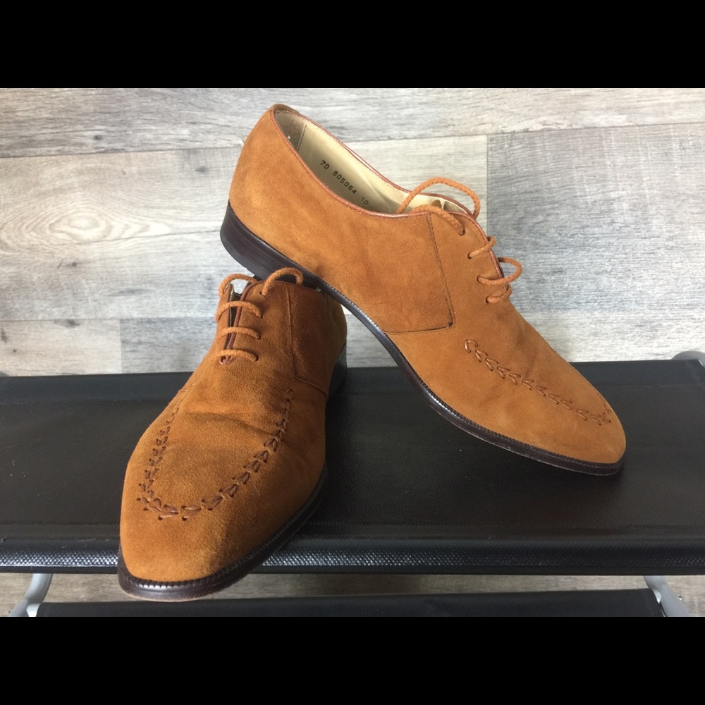 Giorgio Brutini swede mens dress shoes size 10